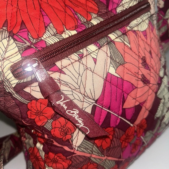 Vera Bradley Multicolor, Crossbody, Floral Purse, Zipper, Womans, Medium Size - Picture 5 of 8